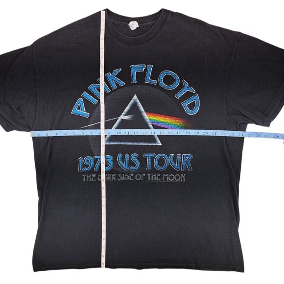 Pink Floyd 1973 US Tour T-Shirt 2XL Delta Black XXL Plus Bonus AC/DC 2011 Repops - Picture 6 of 12